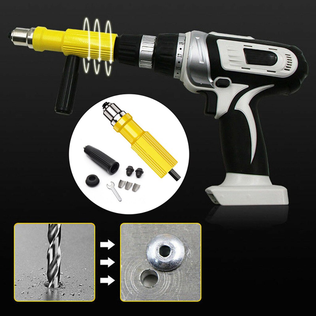 Electric Rivet Nut Cordless Riveting Drill Adaptor Riveting Tool Insert Nut Tool Portable automotive manufacturing Tools