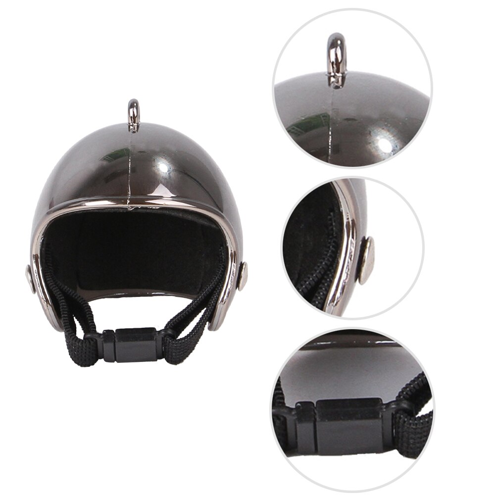 1pc casco per pollo PP accessori divertenti caschi protezione equipaggiamento protettivo per galline per uccelli pulcino per animali domestici