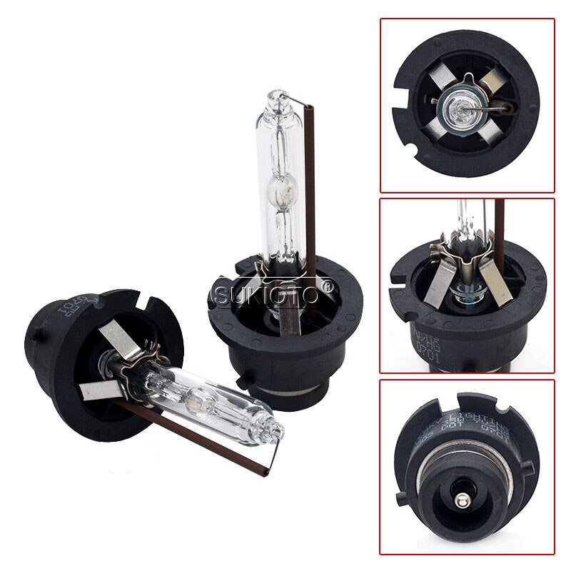 SUKIOTO Premium HID Bulb 35W Yeaky Xenon D2S D2R D4R D4S Car Light Bulb Lamp D1S 4500K 5500K 6500K D3S Xenon Auto Headlamp Bulbs