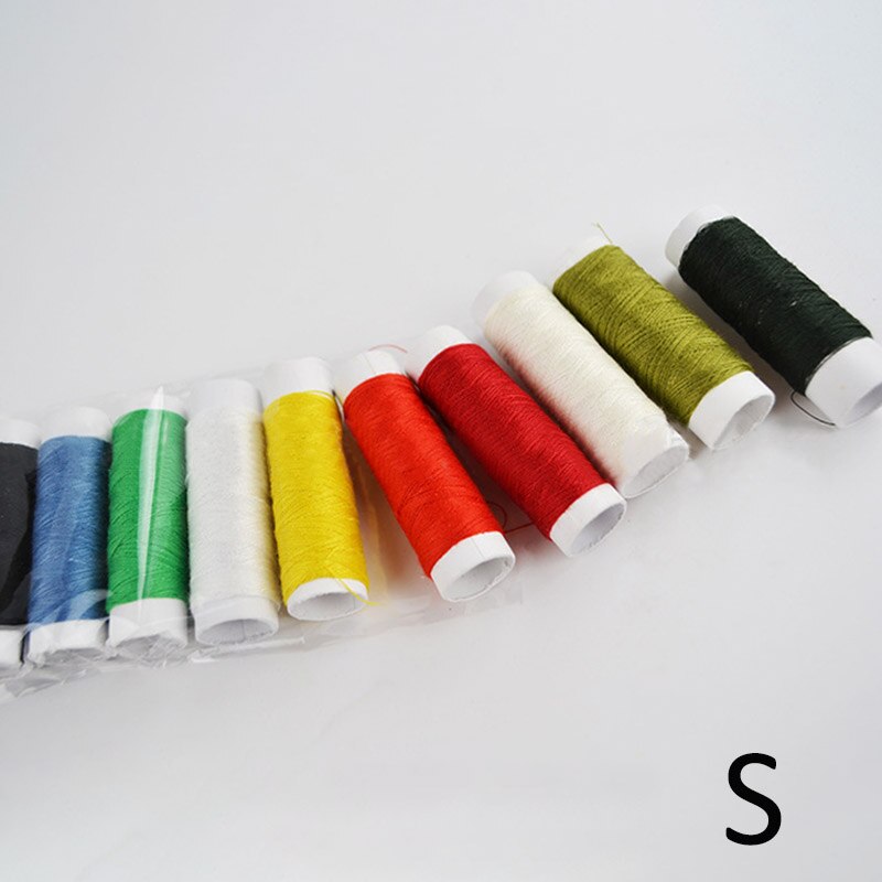 10roll Mixed Color Sewing Thread Reel Machine Use Polyester Hand Craft Tools All Purpose Spun Stitching Home Supply