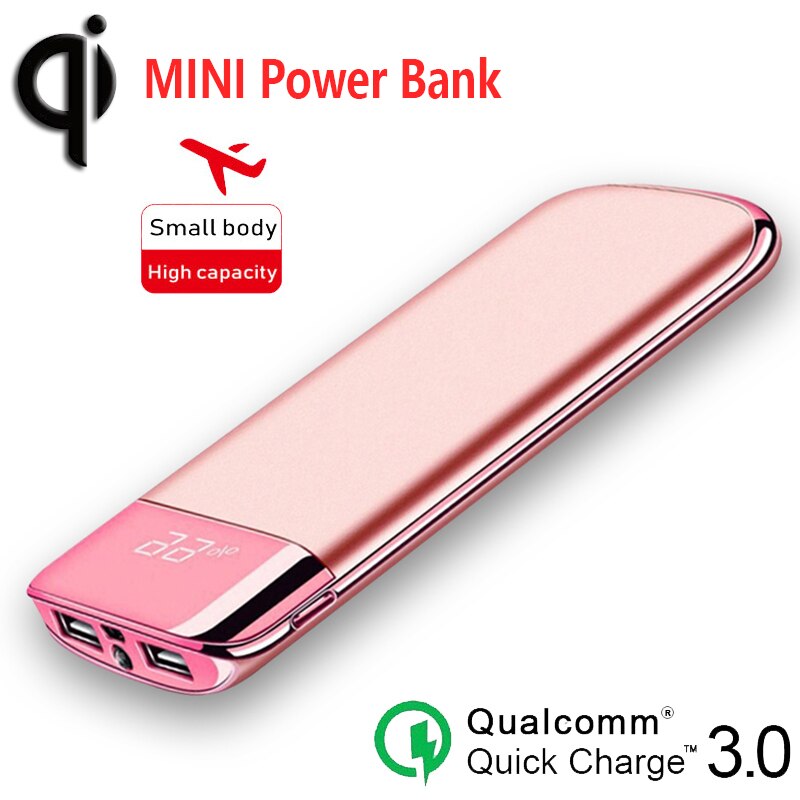 30000Mah Power Bank Led Externe Batterij Poverbank Usb Powerbank Draagbare Mobiele Telefoon Oplader Voor Iphone Xiaomi Iphone