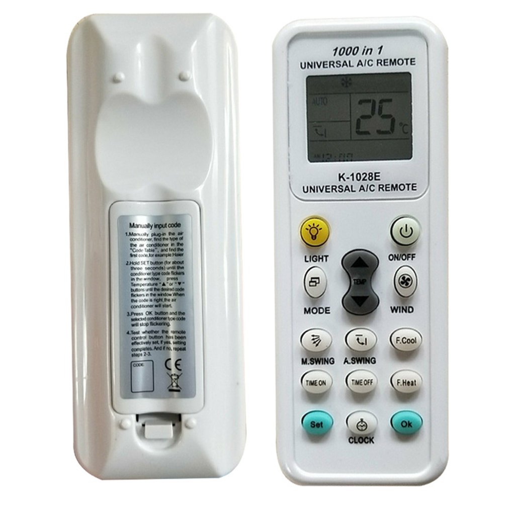 Global Universal Air Conditioner Remote Control Simple Operation K-1028E Durable Conditioning Control High Sensitivity RF ONLENY