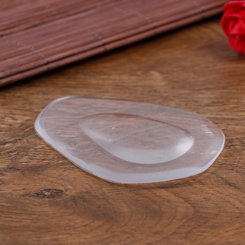 1 par de almohadillas transparentes de silicona para medio pie almohadillas de apoyo para arco plantillas para pies de masaje