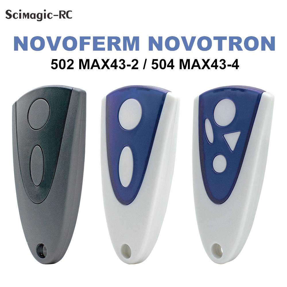 NOVOFERM NOVOTRON 502 504 512 522 524 Fernbedienung Garagentoröffner 433 MHz Rolling Code NOVOFERM Garagentor-Fernbedienung