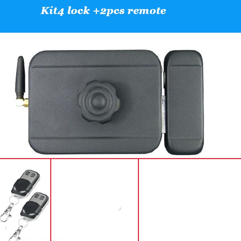 Kauko-oven lukko aa paristokäyttöinen langaton elektroninen lukko ei johtoa autolock oven portin sisäänkäynti tai avainpoistumiskytkin: Sarja 4
