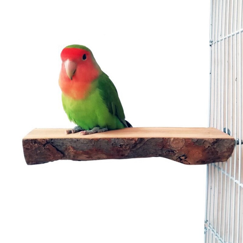 Pet Parrot Bird Standing Stick Wild Grape Wood Pole Bird Cockatiel Parakeet Perches Bite Claw Grinding Toy Bird Cage Accessories