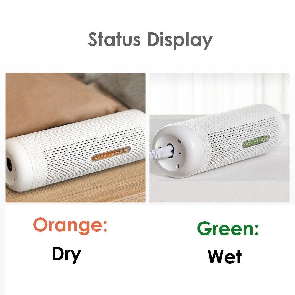 Mini deshumidificador para armario, máquina de secado eléctrico, absorbente de humedad, secador de ropa para el hogar, compresor de aire