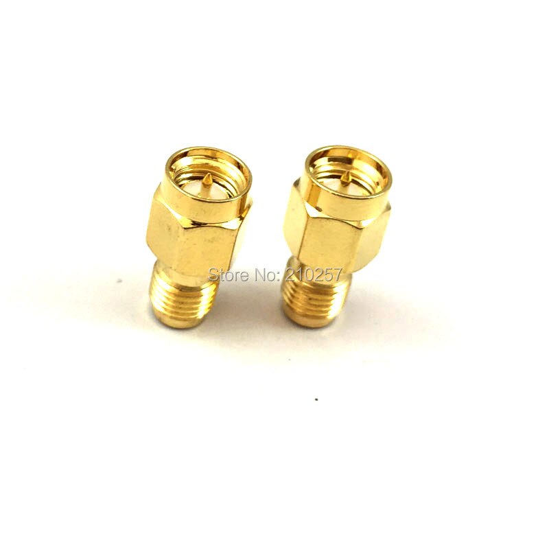 1pcs SMA-SMA RF coaxial adapter SMA Male to RP SMA Female Connector