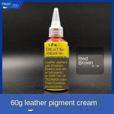 Lederen Meubels Kosmetiek Reparatie Materiaal Pigment Plakken Leer Pasta Kleur Pasta Kleur Essentie Filmvormende Middel Reparatie Le: Bourgondië