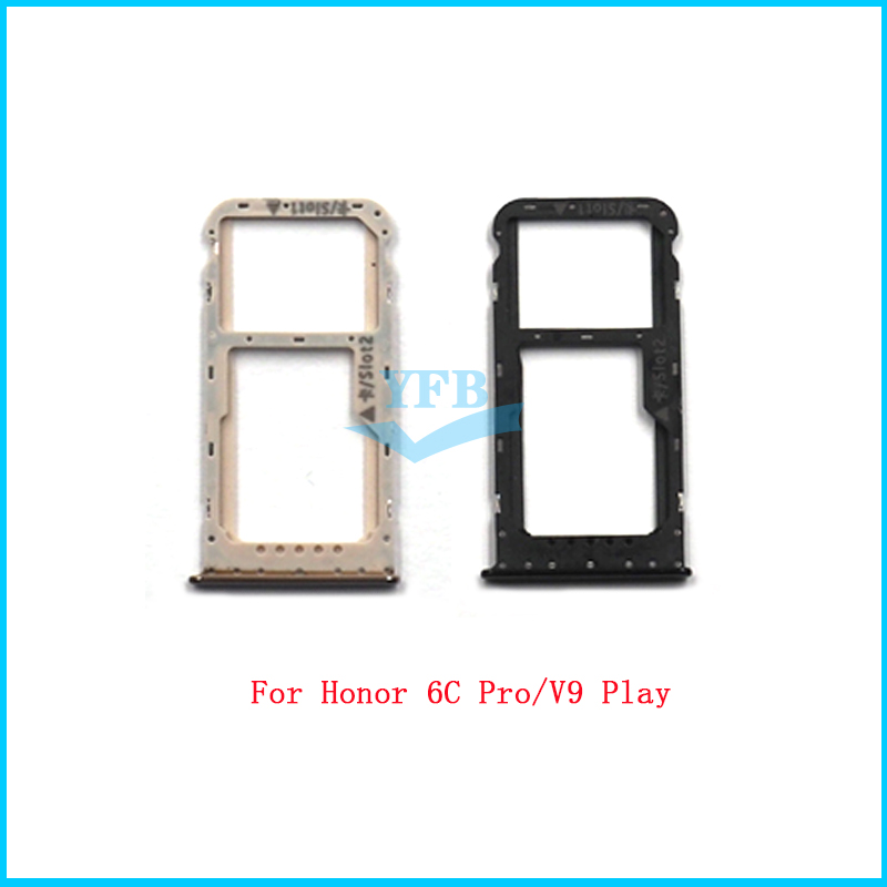 SIM Card Tray For Huawei Honor 6C Pro V9 Play 8 pro Sim card Slot Holder Adapter