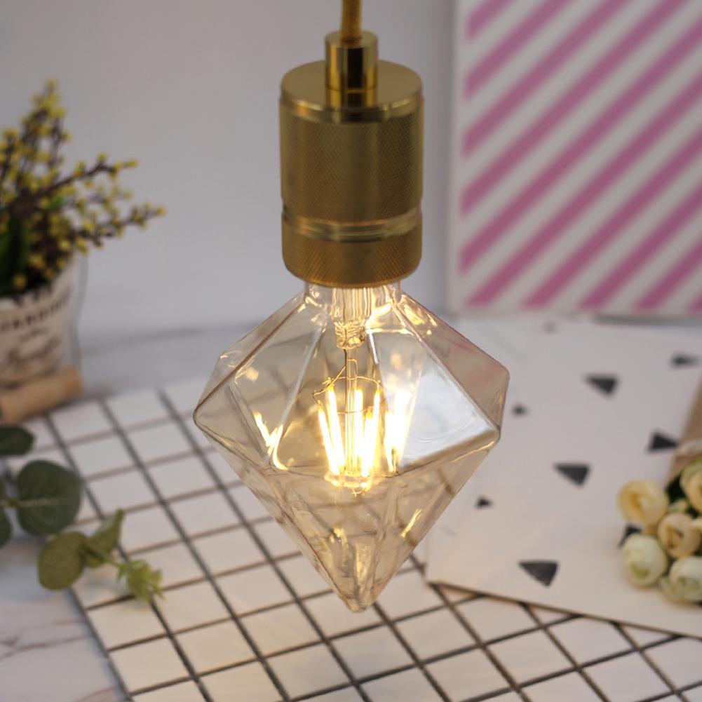 Lamp Retro Vintage LED Diamond Lamp Met Warm Wit Licht Hoge Helderheid Spiraal Gloeidraad Gloeilamp