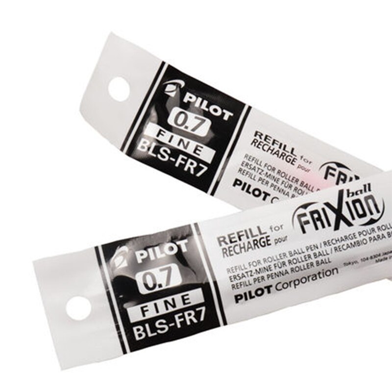 Bolígrafo de recarga borrable/Frixion de 0,7mm para piloto de Japón, repuestos de bolígrafo de Gel BLS-FR7 1 unidad