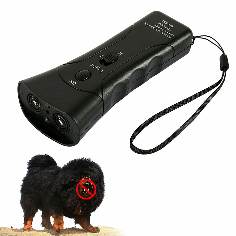 Multifunktionale Sanfte Anti-Bellen Verfolger Haustier Produkte Ultraschall Haustier Hund Anti Bellen TrainerWith hoch Energie LED Taschenlampe