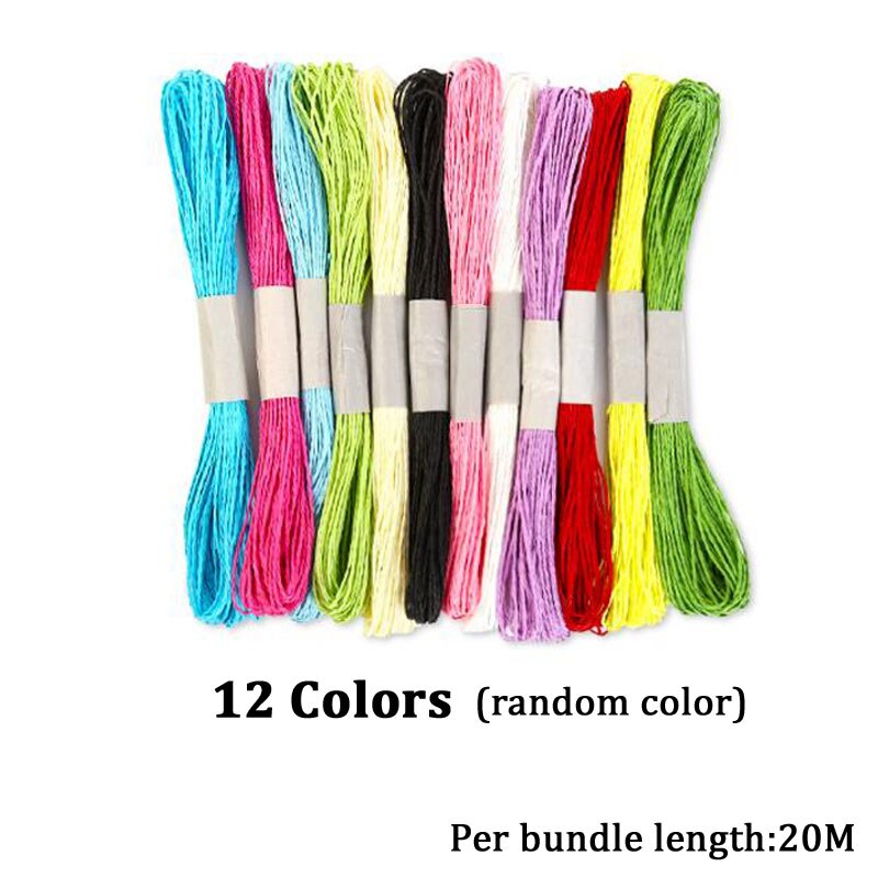 12 Colors Kids DIY Paper String Rope Shilly-Stick Handmade Craft Toy Decoration Kids Educational Art Crafts Toys ZXH: 12color paper