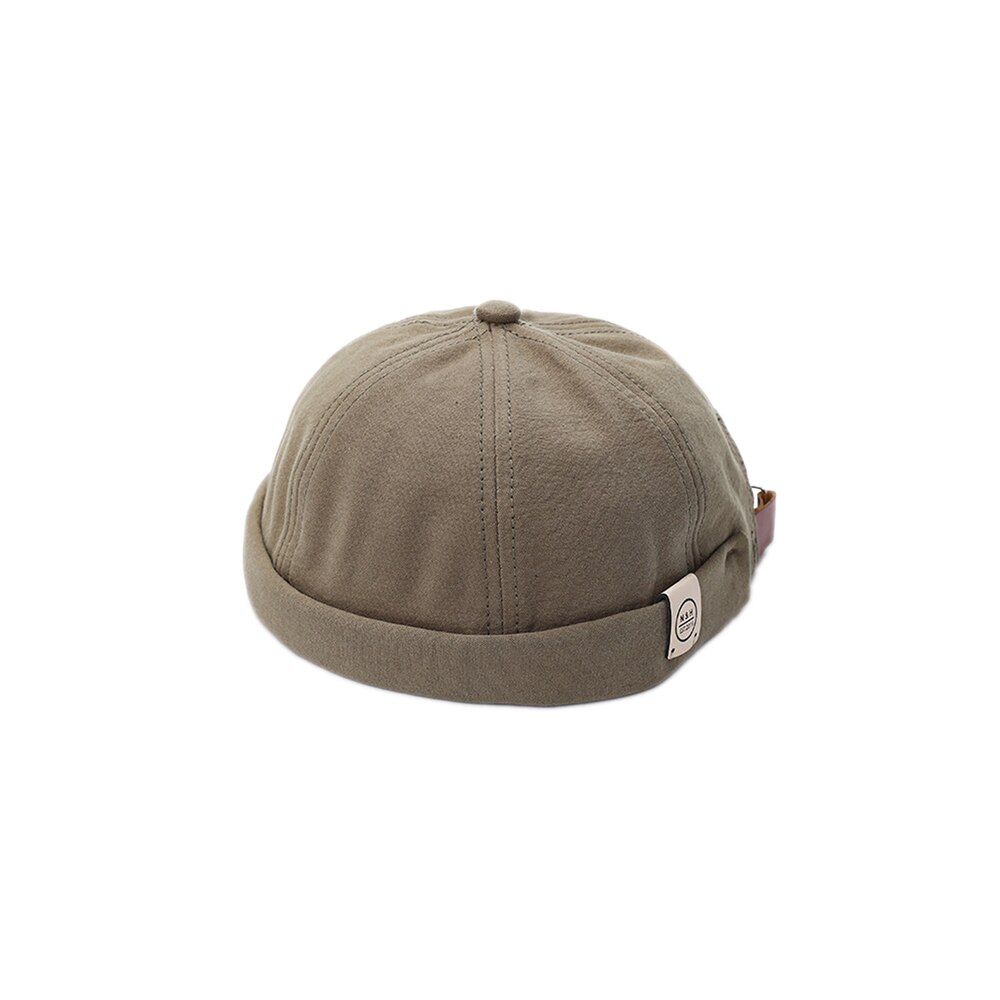 Schedelkap casual docker zeeman monteur randloze hoodie outdoor muts katoen verstelbare hiphop hoed retro schedelkap: 04