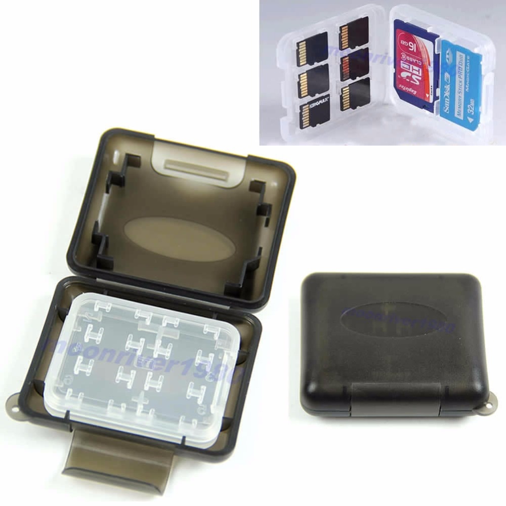 Plastic Voor Micro Sd Tf Geheugenkaart Opslag Houder Box Protector Voor Micro Sd/Tf/Sdhc /Sdxc/Mmc/MS Produ Kaart