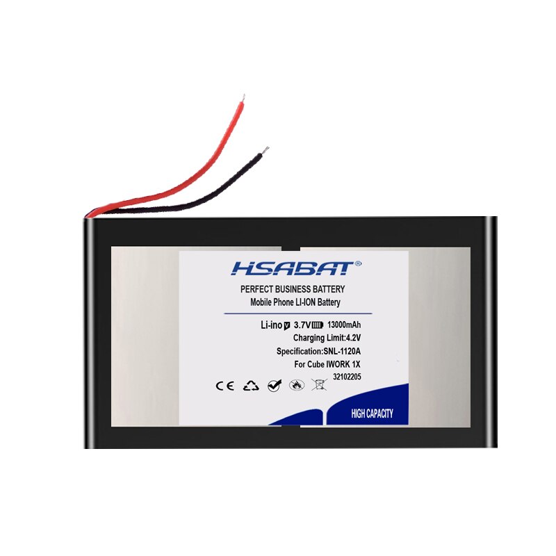 [ HSABAT ] 13000mAh Tablet Replacement Battery for Cube IWORK 1X IWORK1X i30