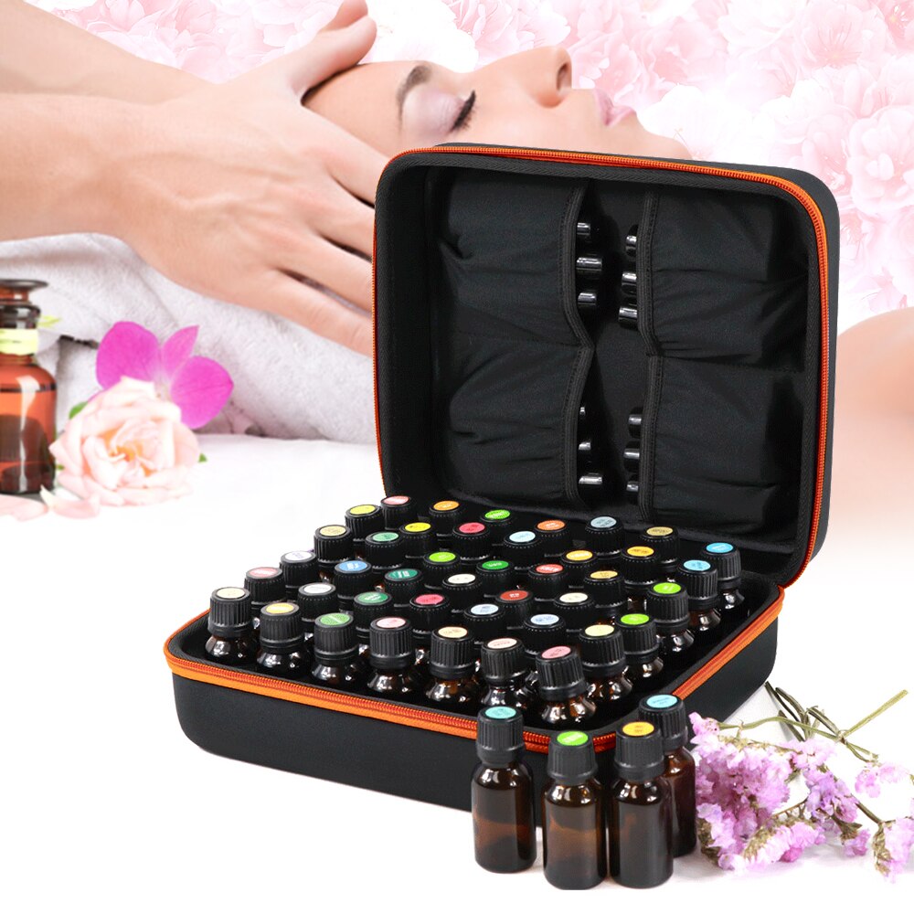 42 essentiële Olie Houder Nagellak Opslag 10/15 ML Flessen Schokbestendig Reizen Carrying Storage Box Case Bag Organizer