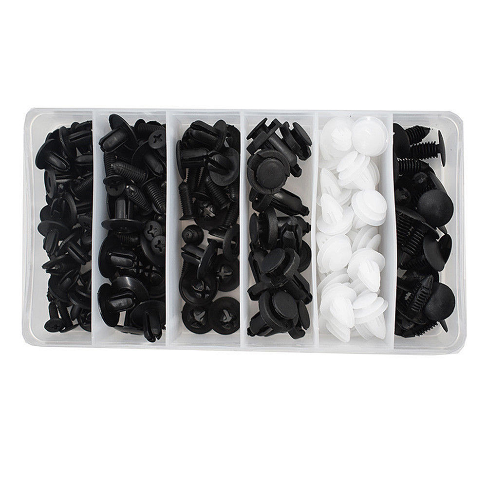 100Pcs Gemengde Auto Fastener Clip Auto Body Push Retainer Pin Klinknagel Bumper Portierbekleding Retainer Fastener Kit Auto accessoires
