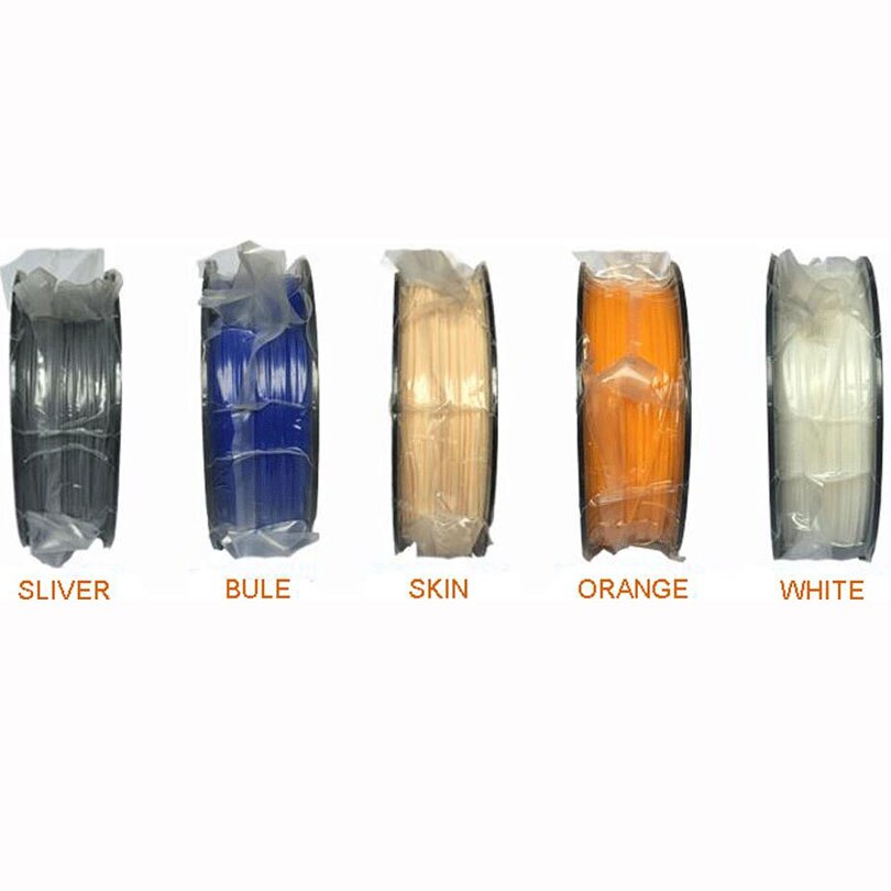 3D Printer Filament 1.75 1kg PLA/ABS White Black plastic Rubber Consumables Material