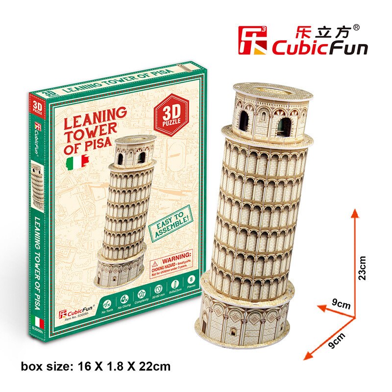 3D Puzzle di Carta Parola Famosi Edifici Tower Bridge Puzzle Assemblato Modello FAI DA TE Giocattoli Educativi Per I Bambini Regali per Adulti