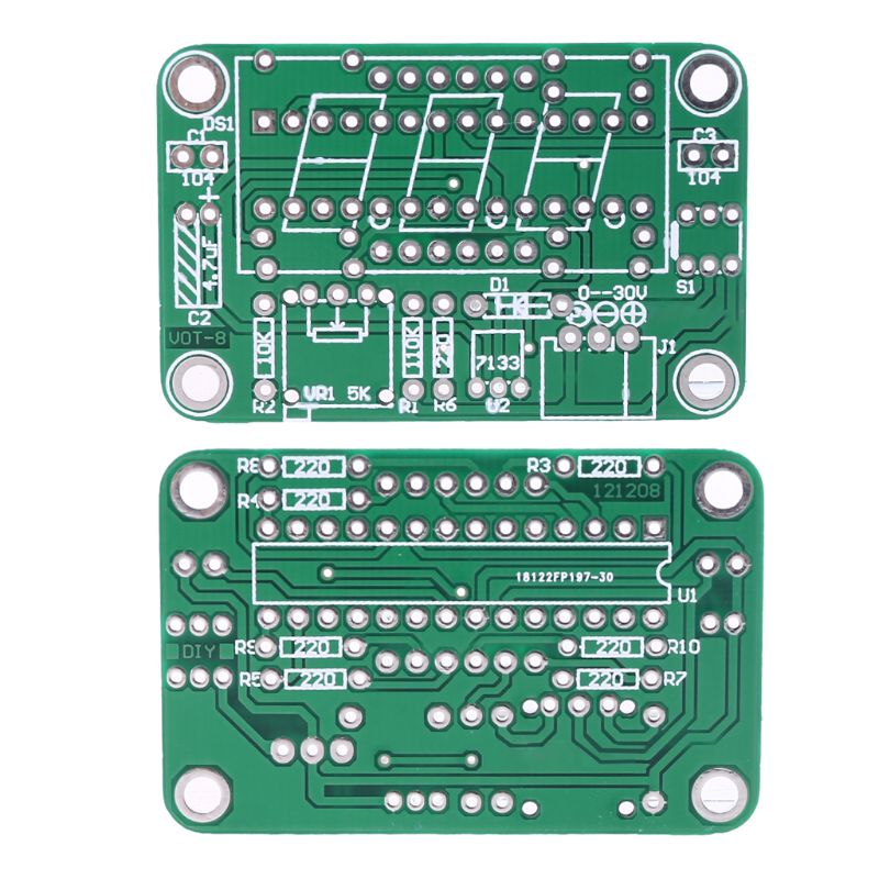 1einstellen DIY Voltmeter Bausätze Elektronische Spannung Messung Gerät Reparatur Teile