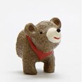 Cartoon 3D bust animal refrigerator stick magnet stick resin handicraft: beer