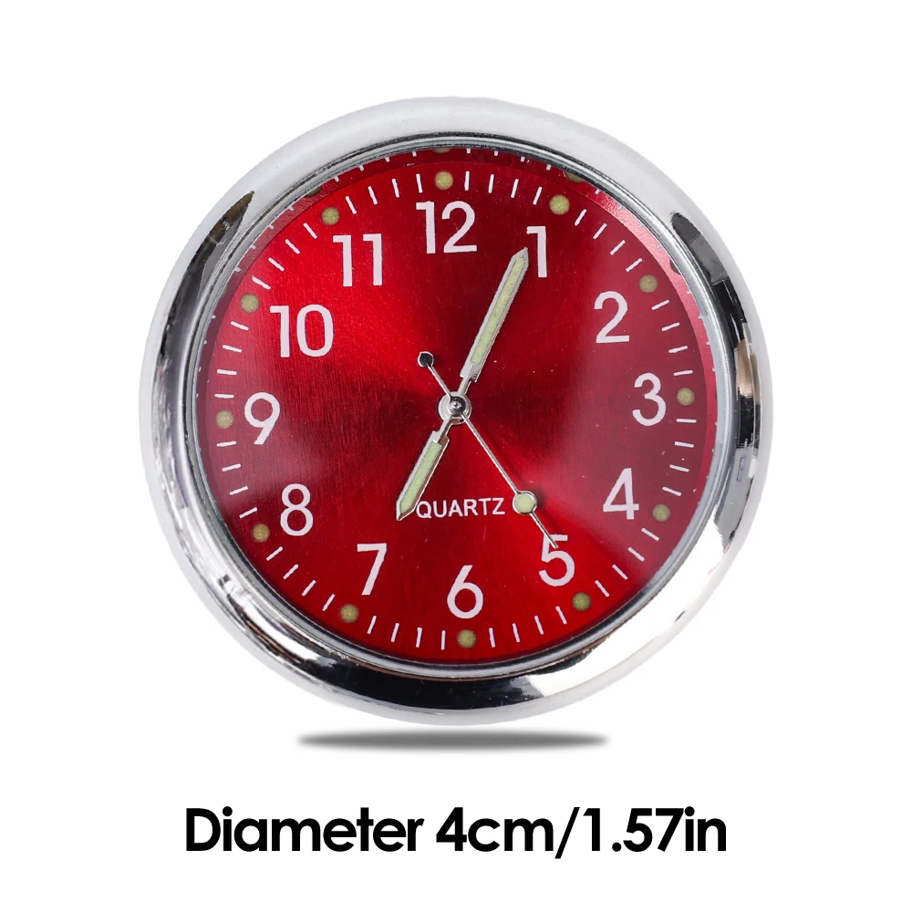 Orologio luminoso per presa d'aria per auto Orologio automatico al quarzo con presa d'aria con clip Orologio per presa d'aria automatica Accessori per auto per lo messa in piega automatico: Blu