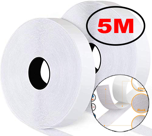 1-10M Klittenbanden Zelfklevende Klittenband Tape Sluiting Huis Diy Magic Tap Auto Lijm sterke Lijm Stickers Sticker Riem: 30mm / Antiek Messing