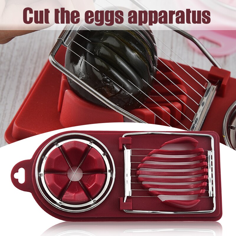 Multifunctional Egg Cutter Stainless Steel Egg Slicer Divider Cutter Fruit Vegetable Luncheon Meat Cutter Tools Kitchen Gadgets