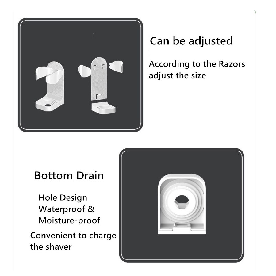 Zelfklevende Elektrische Scheerapparaat Rack Punch... Grandado