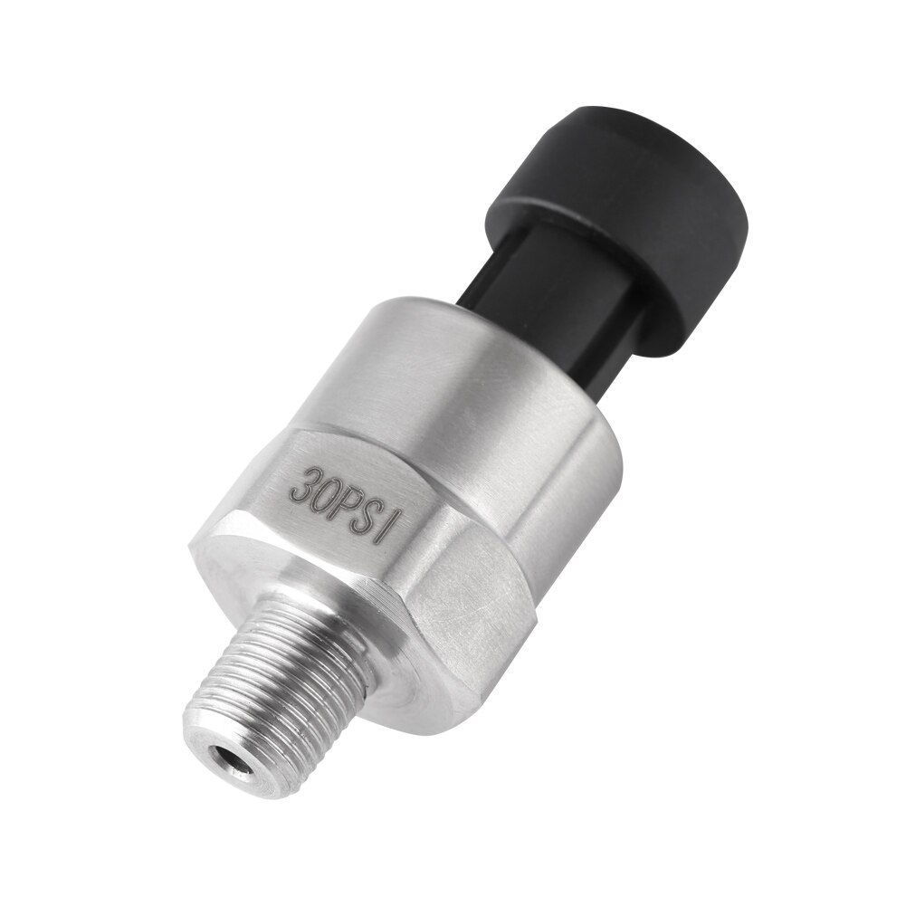 Pressure Transducer Sender Sensor Stainless Steel For Oil Fuel Air Water Stainless Steel Pressure Sensor Thread 100PSI