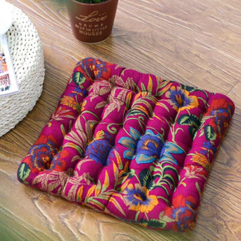 Dunne Japan Zitkussen Hassock Pad Stuitbeen Orthopedische Matten Bloemen Gedrukt Stoel Terug Kussens Vierkante Tatami Vloermat Poef Futon: 6