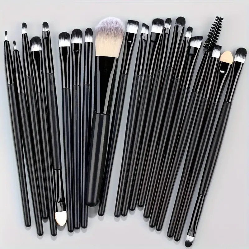 4 Uds pincel para difuminar los ojos, herramienta de maquillaje suave fino, juego de pinceles para sombra de ojos pincel delineador de ojos para mezclar sombra de ojos delineador de ojos, Ideal: Transparente