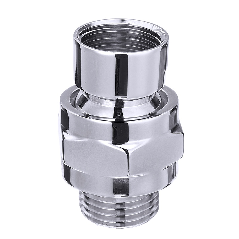 Shower Chrome Brass Swivel Ball Shower Head Ball Joint Hardware Standard G1/2 Adjustable Swivel Adapter Bath Tools