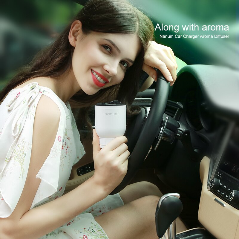 Nanum Car Charger Car Diffuser Fragrance Cup Holder USB Charger Aroma Cup Car air freshener