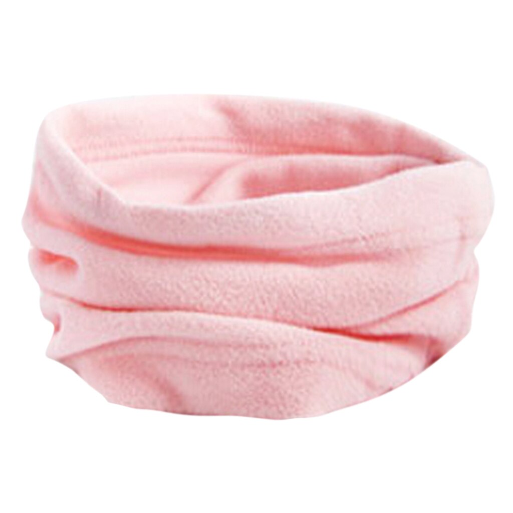 Winter Polar Fleece Man Women Scarf Ring Trendy Neck Warmer Comfy Snood Scarf Ski Motorbike Mask Warm Hat