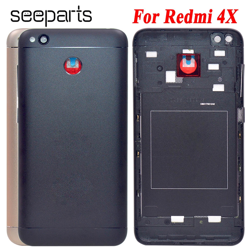 For Redmi 4X Battery Cover Rear Door Back Housing Case Middle Chassis Replacement With Tools For Xiaomi Redmi 4X Back Cover