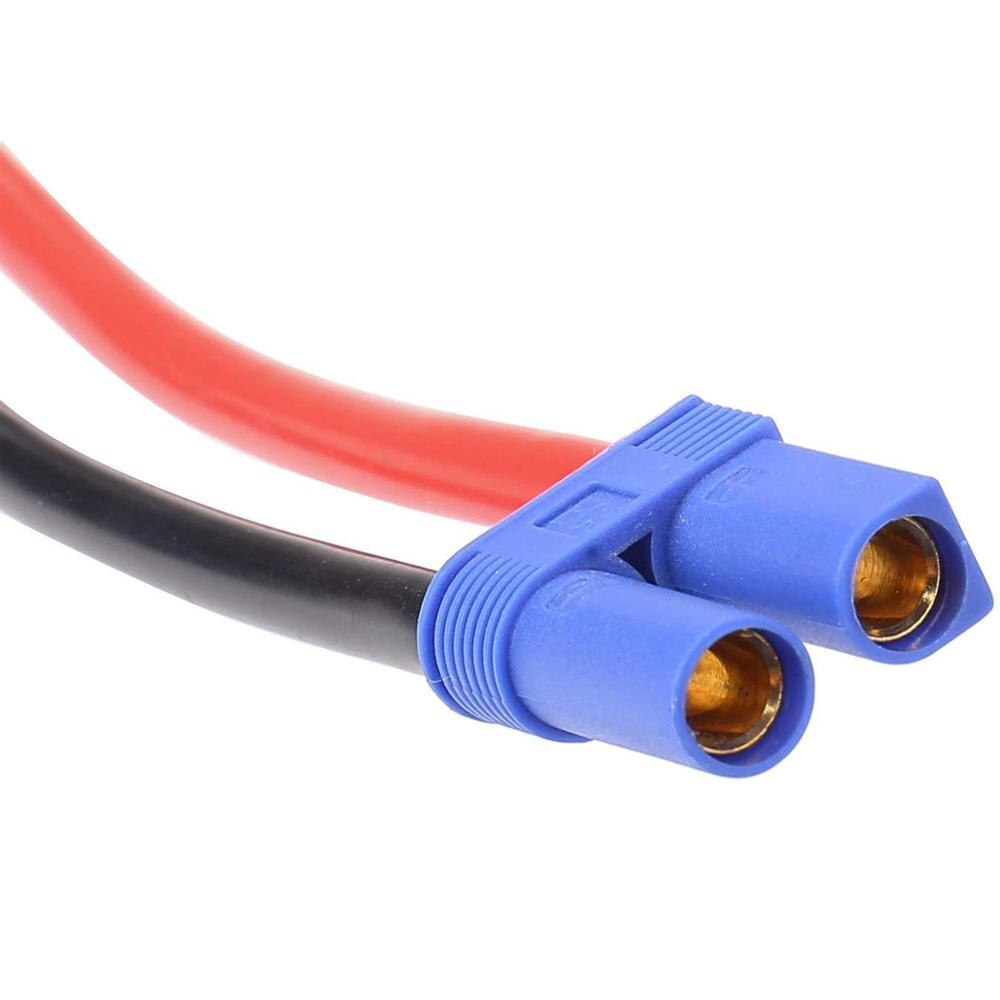 EC5 Female Plug Connector Cable with O Ring Eyelet Terminal 10AWG Wire 50 CM