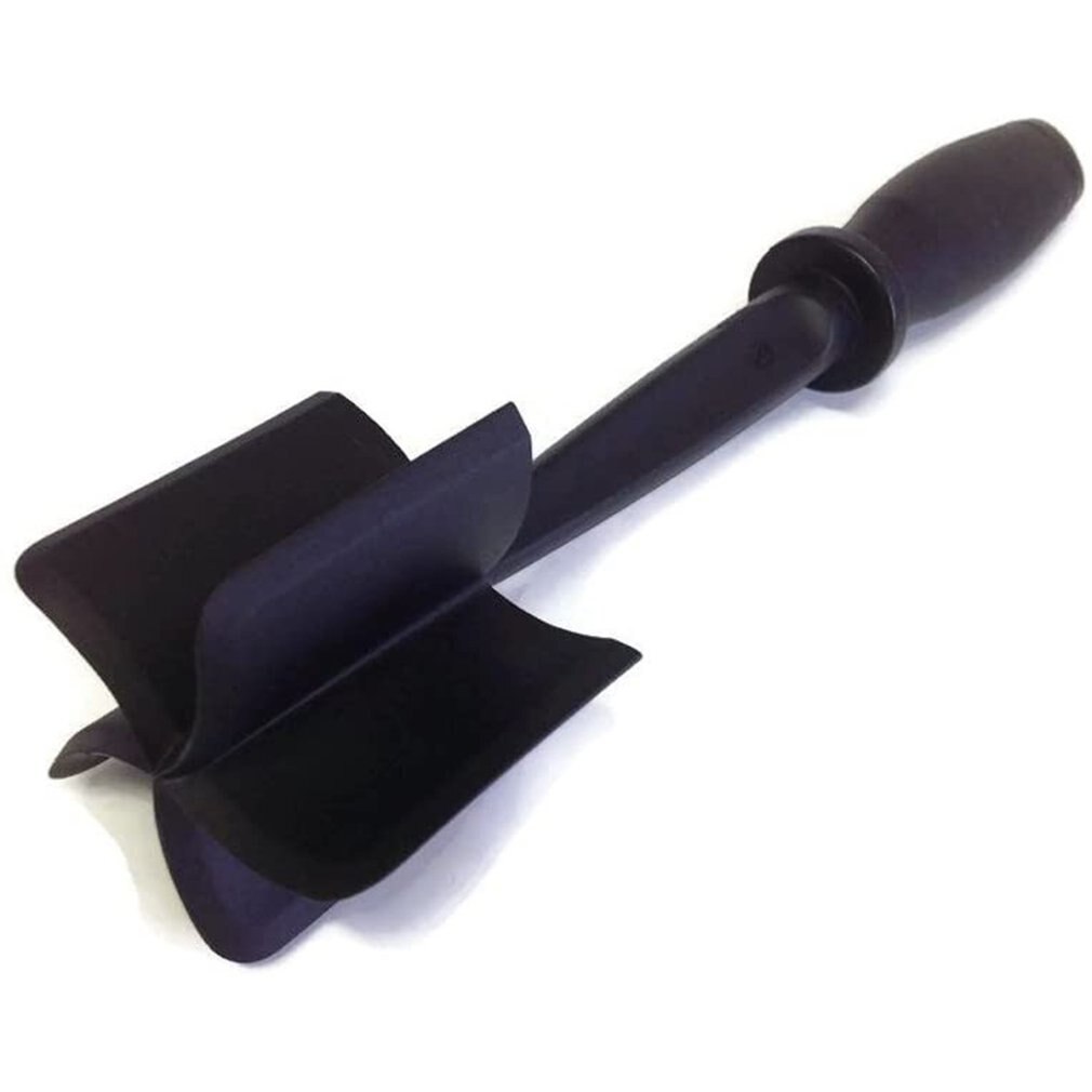 Machacador de carne multifuncional resistente al calor, utensilios de cocina antiadherentes de nailon para hamburguesas, picadora de carne molida