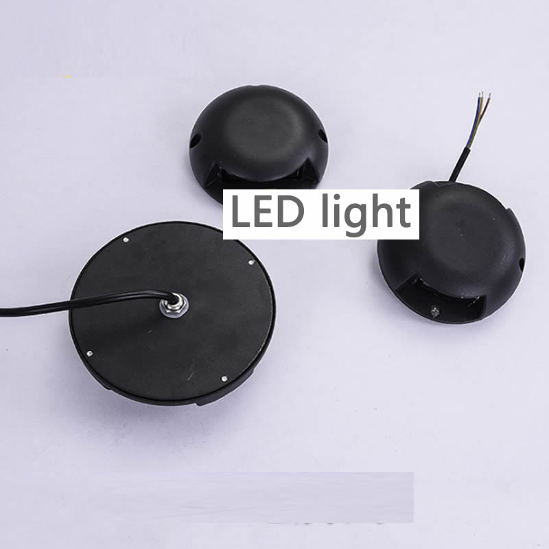 Led ulkona maanalainen valo puutarha piha-aita portaat led kannen kaide porrasvalot lamput 110v- 220v merkkivaloa