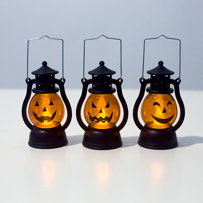 Halloween Decoration LED String Lights Lantern Pumpkin Lamp Light String Festival Bar Home Party Decor Halloween Ornament Props