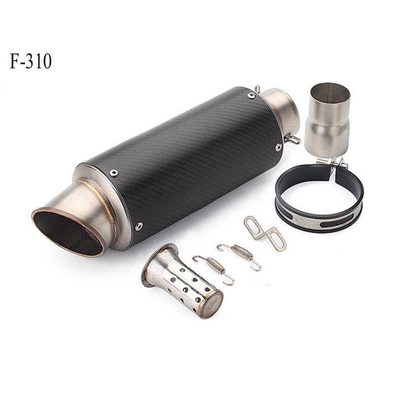Carbon Fiber Motorcycle Exhaust Pipe Muffler Escape F800r trk502 gsxr750 msx125 cb650f z750 z900 z1000 pcx125 tmax 530: F-310
