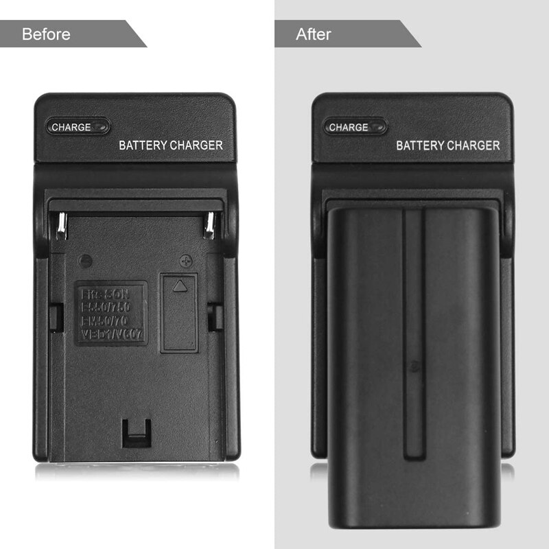 NP-F550 Battery Charger for Sony NP-FM50, FM70, FM90, FM30, FM500H, FM51(USplug)