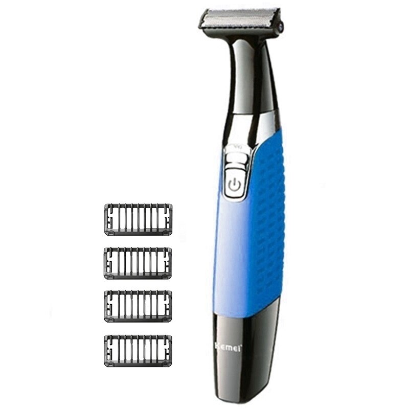 men's body face electric shaver electric razor for men stubble trimmer beard shaving edge trimer one blade hair trimmer back: pro