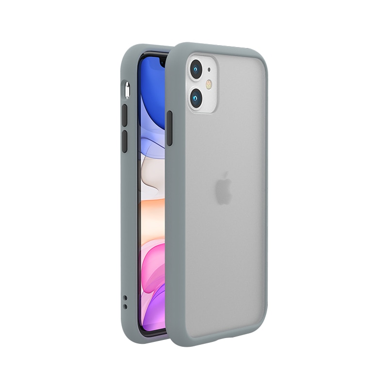 SUAIOCE Shockproof Bumper Transparent Silicone Phone Case For iPhone 11 Pro Max Soft TPU Back Cover For iPhone X XS Max XR Case: For iPhone X XS / Gray