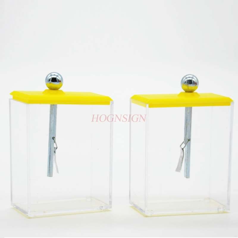 2 Stuks Folie Elektroscoop Student Electrometer Junior High School Natuurkunde Experiment Apparatuur Lesgeven Instrument Electrostatics