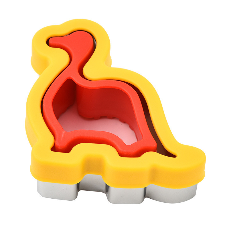 Máquina cortadora y selladora de sándwiches, cortadora de plástico para galletas, herramientas de cocina para el hogar, moldes para hornear, corte: Azul cielo