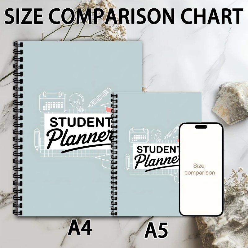 Student Plan Book,Student Lesson Planner, Monthly, Weekly to-do lists and schedules, perfect for organizing daily life