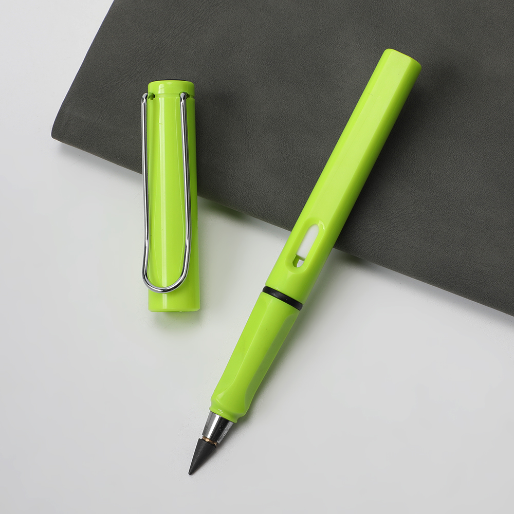 Eternal Pencil Unlimited Writing Drawing Pencils No Ink Pen Magic Stationery for School Painting Art Sketch Supplies Kid: green
